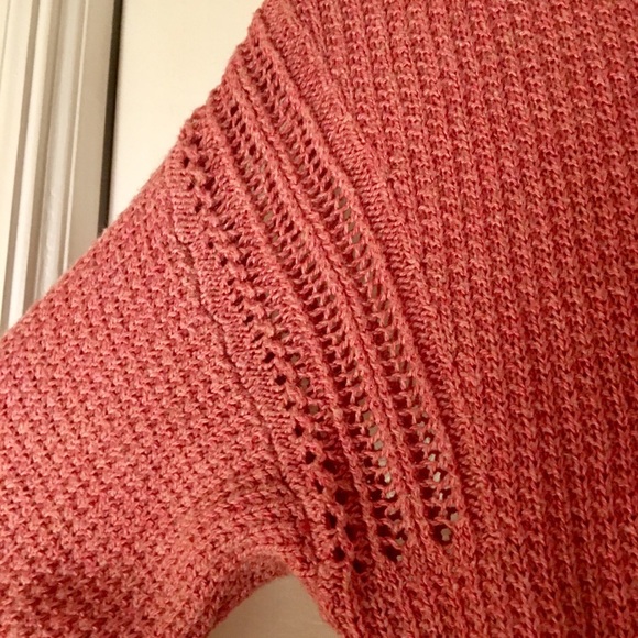 American Eagle Long Pink Cardigan Medium - Picture 5 of 6